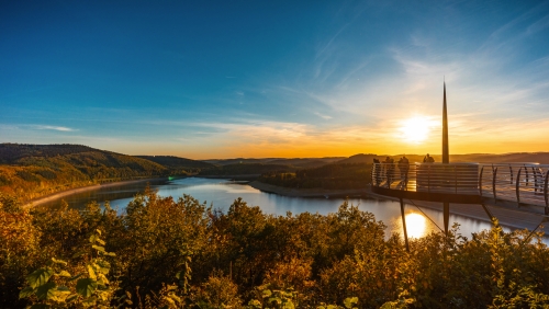 Biggesee im Sauerland am Tag