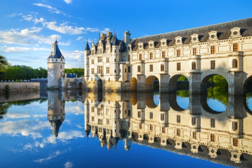 Schloss Chenonceau in Chenonceaux, Frankreich 