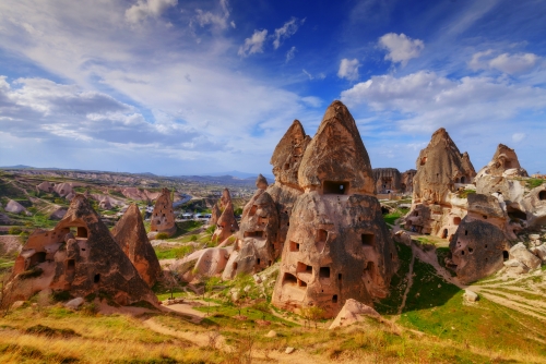 Felsen im Göreme Nationalpark in Kappadokien, Türkei