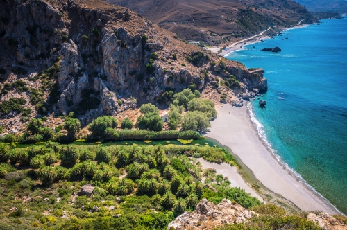 Palmenstrand von Preveli auf Kreta