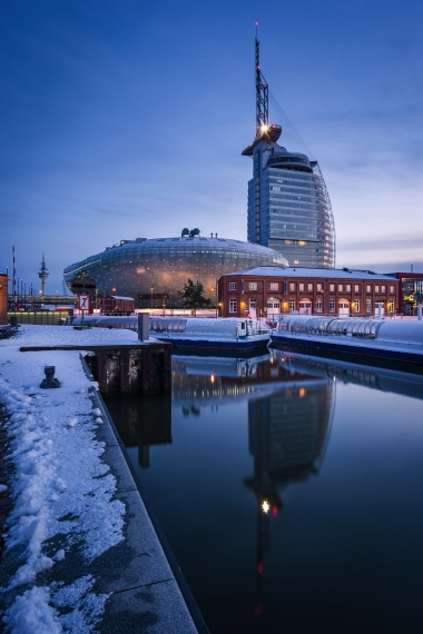 winterliches Bremerhaven