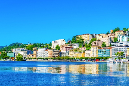 Lugano am Lago di Lugano