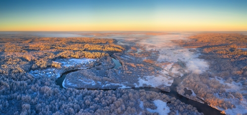 finnisches Winterpanorama