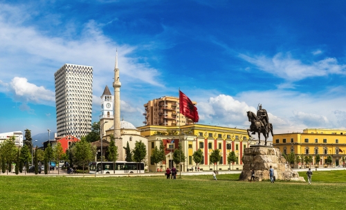 Skanderbeg-Platz in Tirana