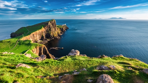 Neist Point Lighthouse auf der Isle of Skye