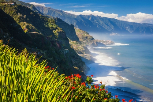 Nordküste in der Nähe von Boaventura auf Madeira