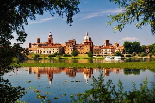 Lago di Mezzo und Castello di San Giorgio in Mantua