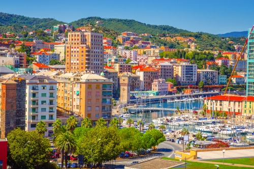 Panoramablick auf Savona