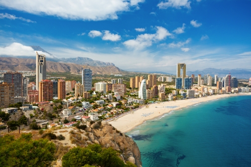 Benidorm an der Costa Blanca