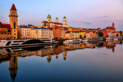 historische Altstadt von Passau an der Donau