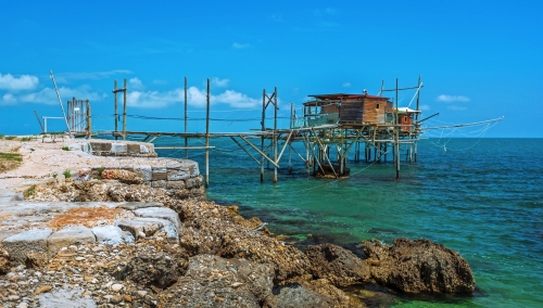 Costa dei Trabocchi, Provinz Chieti, Abruzzen (Italien)