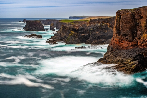 Westküste der Shetlandinseln bei Eshaness